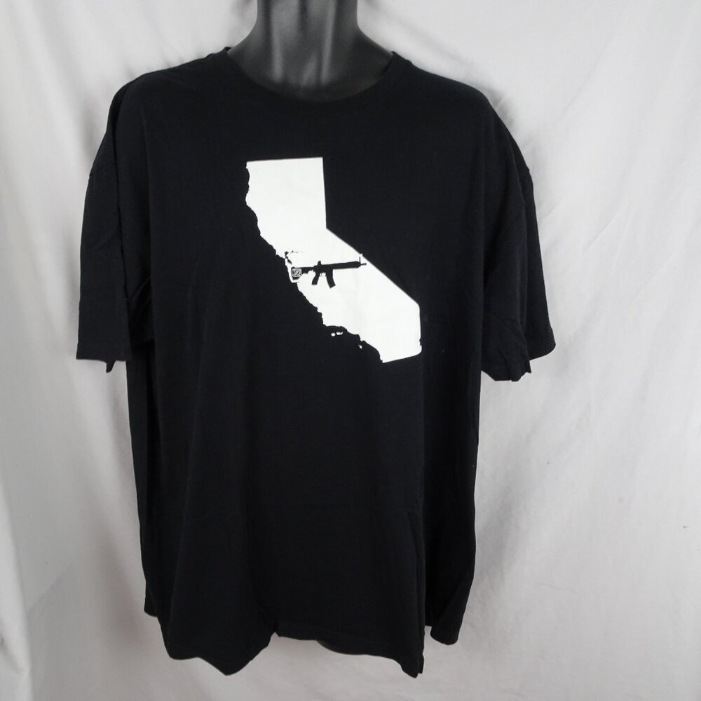 Next Level Apparel California Black Shirt Size 3XL
